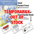 Forget-Me-Not (blue)/ Mailable Seed Packet - Custom Printed Back